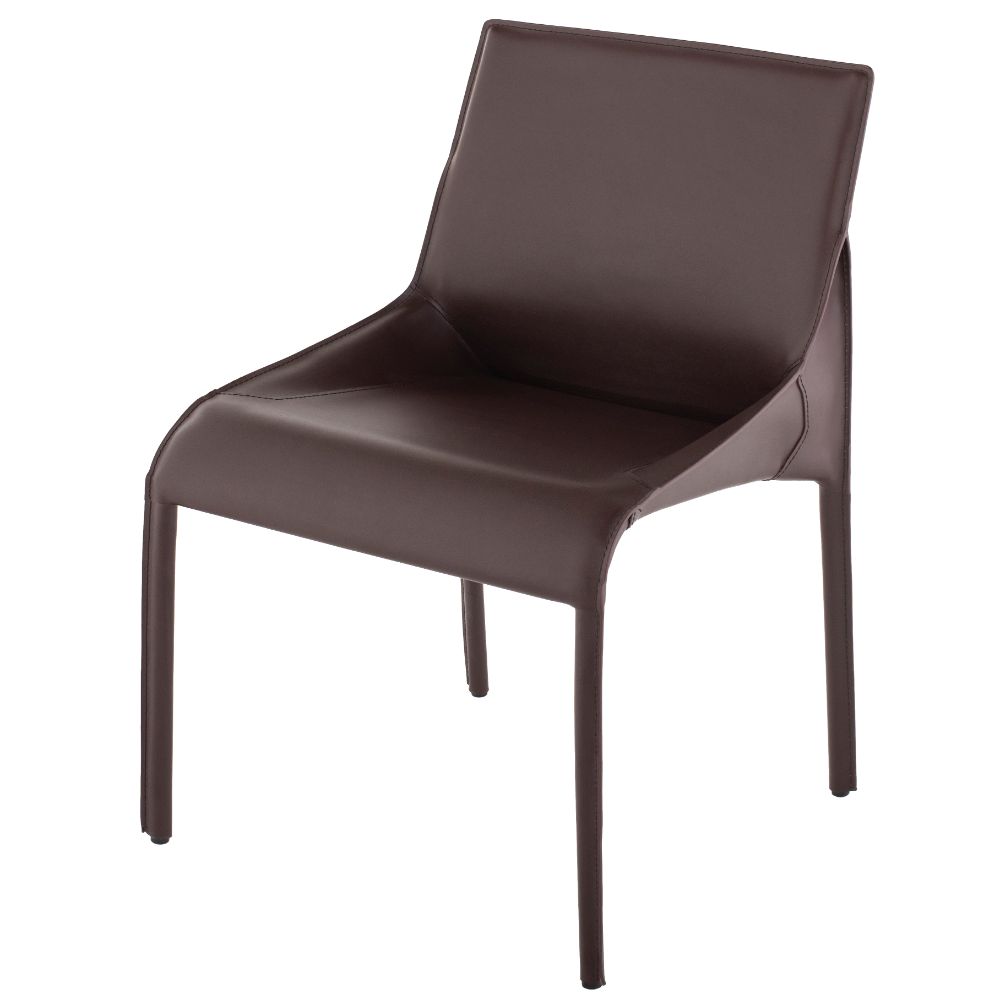 Nuevo HGND215 DELPHINE DINING CHAIR in BROWN
